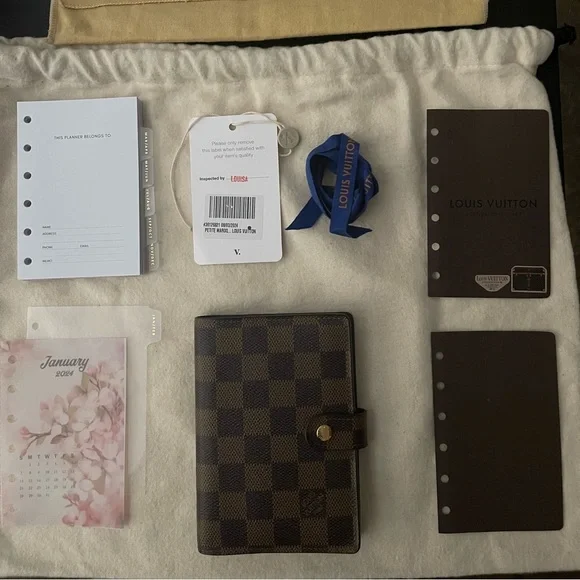 Louis Vuitton PM Agenda - Damier Ebene - Picture 1 of 12